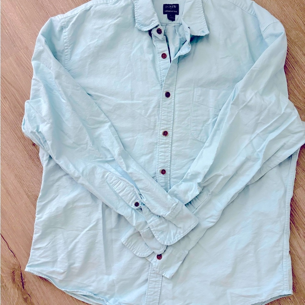 J Crew XL blue Men’s Oxford Button Down